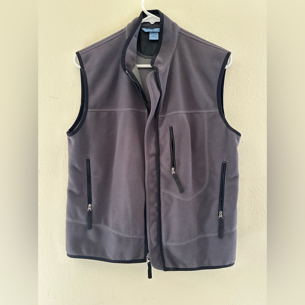 Duluth Trading Co Men's Charcoal fleece Vest M